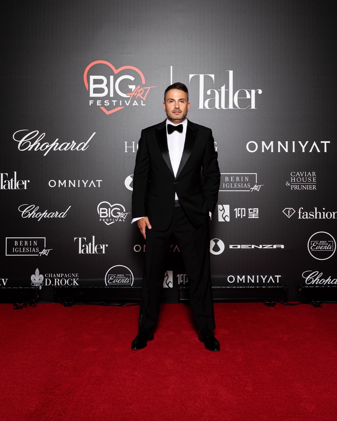 Maxim Berin on the Big Art Festival red carpet